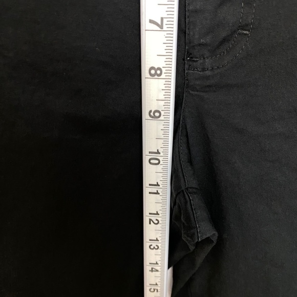 White Stag Capris Womens 10 Black Front Pockets Split Hem Body Stretch Office - Picture 8 of 11